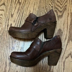 Born “Dollie” platform clogs